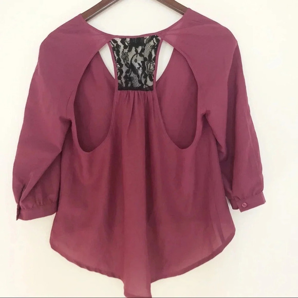 Sparkle & Fade Urban Outfitters | Lace cutout Top - Picture 3 of 5